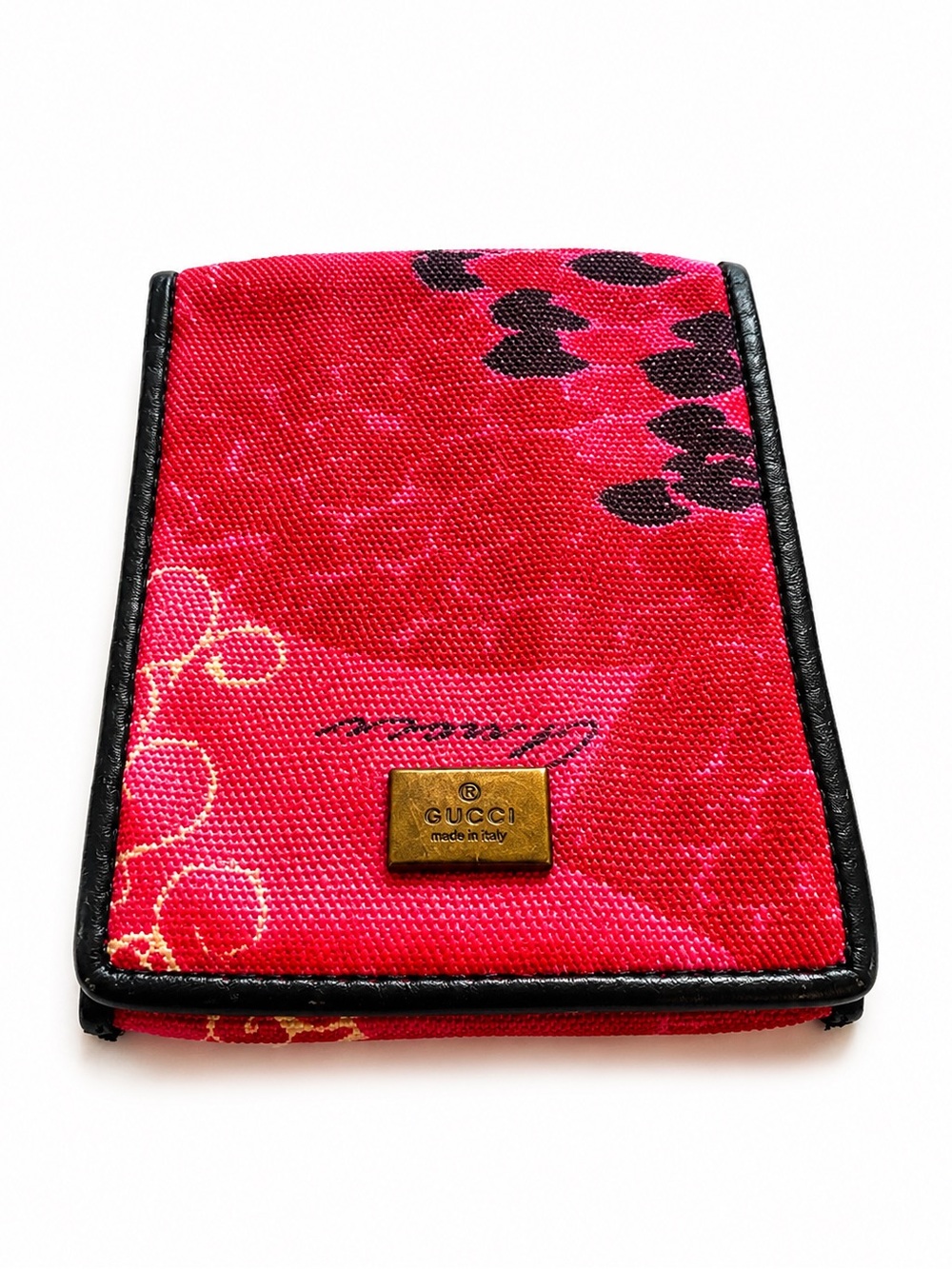 Tom Ford Gucci Red Print Logo Condom Wallet Holder Collector’s Piece Rare HTF